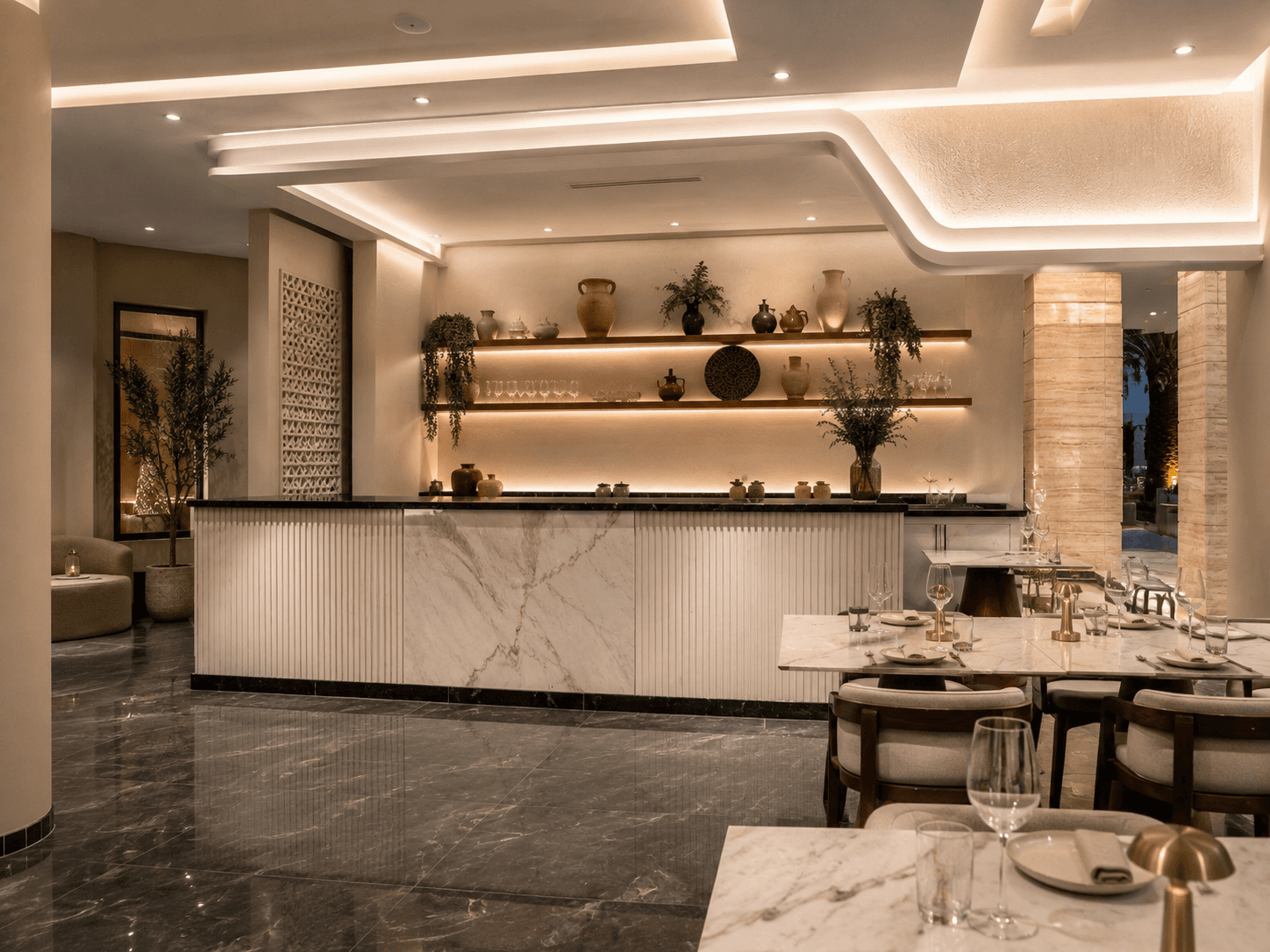 Facade du restaurant Crown Table